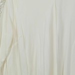 Vorschaubild 6 von Damen Bluse Gr. 46/3XL Creme Spitzendetails 3/4-Arm Tunika
