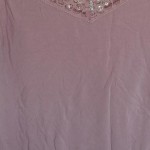 Vorschaubild 5 von Damen Top Shirt Rosa Gr. 38 Spitze Pailletten