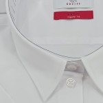 Vorschaubild 3 von Damen Hemdbluse Kurzarm Weiß Gr. 50/5XL Business Basic