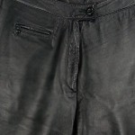 Vorschaubild 5 von Damen Lederhose Gr. 40 Schwarz Elegant Klassisch Modell FUGE