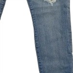 Vorschaubild 7 von Damen Destroyed Jeans W30/38/M Blau Slim Fit Ankle