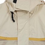 Vorschaubild 5 von Herren Outdoorjacke Beige Gestreift Gr. 44;XS Kapuze
