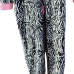 Vorschaubild 5 von Schlafanzug Damen Mehrfarbig Gr. 38/M Polyester Tierdruck Casual
