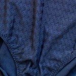 Vorschaubild 6 von Damen Body Gr. 40/L Schwarz Kurzarm Strukturmuster