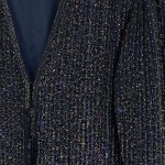 Vorschaubild 5 von Damen Felljacke Schwarz Pailletten Elegant Gr. 40/L 80cm