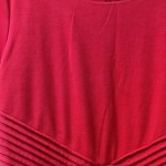 Vorschaubild 3 von Etuikleid Damen Rot Gr. 42/XL Polyester Uni Elegant Business