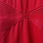 Vorschaubild 4 von Etuikleid Damen Rot Gr. 42/XL Polyester Uni Elegant Business