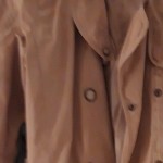 Vorschaubild 4 von Trenchcoat Damen Gr. 36/S Beige Polyester Uni Klassisch Langarm