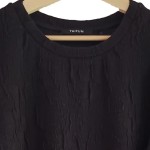 Vorschaubild 4 von Pullover Damen 3/4 Arm Strukturmuster Rippstrick Schwarz Gr. 38 M