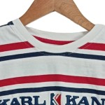 Vorschaubild 3 von Damen T-Shirt Einheitsgröße Mehrfarbig Gestreift Cropped Streetwear