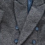 Vorschaubild 3 von Klassischer Mantel Damen Gr. 34/XS Grau Polyester Meliert Elegant Langarm