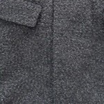 Vorschaubild 5 von Klassischer Mantel Damen Gr. 34/XS Grau Polyester Meliert Elegant Langarm