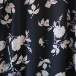 Vorschaubild 6 von Damen Freizeitkleid Schwarz Blumenmuster Gr. XXS