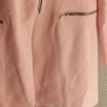 Vorschaubild 6 von Damen Blazer Basic Jacke Rosa Gr. S Casual Reißverschluss