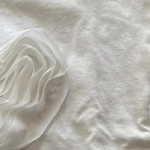 Vorschaubild 3 von T-Shirt Kinder Gr. 80 Weiß Baumwolle Elasthan Uni Casual Kurzarm Alltag