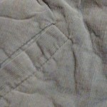 Vorschaubild 5 von Baby Steppweste Gr. 62 (3 Monate) Grau Cord Bär Applikation Casual