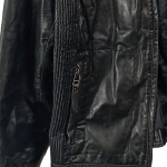 Vorschaubild 6 von Damen Lederjacke Gr. 40 Schwarz Casual