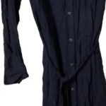 Vorschaubild 5 von Damen Blusenkleid Gr. 38/M Blau Casual Viskose Midi