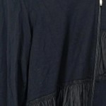 Vorschaubild 6 von Damen Strickjacke XL Schwarz Kapuze Rüschen Casual Feminin