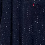 Vorschaubild 4 von Levis Herren Poloshirt Blau Gepunktet Gr. 48/M Baumwolle Casual