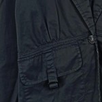 Vorschaubild 6 von Damen Leichte Jacke Blazer Schwarz Baumwolle Gr. 40 L Casual