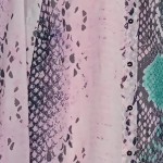 Vorschaubild 6 von Hemdbluse Damen 38/M Mehrfarbig Tierdruck Pailletten Glamourös