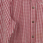 Vorschaubild 5 von Herren Trachtenhemd Rot kariert Gr. 42/XL Traditionell
