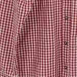 Vorschaubild 6 von Herren Trachtenhemd Rot kariert Gr. 42/XL Traditionell