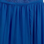 Vorschaubild 6 von festliches Kleid Damen Gr. 44/XXL Blau Elegant Maxikleid