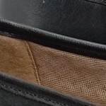 Vorschaubild 4 von Loafer Damen Gr. 37 Schwarz Leder Slip-On 4 cm Klassisch Luftpolster Uni