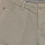 Vorschaubild 5 von Cargo Shorts Kinder Beige Gr. 164 Baumwolle Elasthan Uni Casual Freizeit