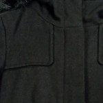 Vorschaubild 5 von Leichter Mantel Damen Schwarz Gr. 34/XS Casual Jacke Kapuze Fellbesatz