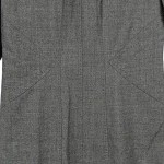 Vorschaubild 5 von Etuikleid Damen Grau Gr. 38/M Wolle Meliert Elegant Business Midikleid