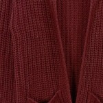 Vorschaubild 4 von Strickjacke Damen XS Rot Casual Komfortabel