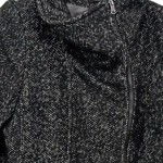 Vorschaubild 5 von Damen Winterjacke Mantel Gr. 36/S Schwarz Meliert Casual
