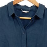 Vorschaubild 4 von Hemdbluse Damen Kurzarm Blau Gr. 50/5XL Casual
