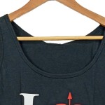 Vorschaubild 4 von Damen Top Tanktop Game of Thrones Jon Snow Schwarz Gr. XL Casual