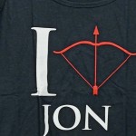 Vorschaubild 5 von Damen Top Tanktop Game of Thrones Jon Snow Schwarz Gr. XL Casual