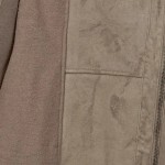 Vorschaubild 5 von Pelzjacke Damen Gr. 38/M Beige Polyester Wolle Uni Modern Langarm Herbst/Winter
