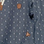 Vorschaubild 7 von Damen Kapuzenpullover Hoodie Anker Maritim Blau Gr. L