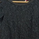 Vorschaubild 6 von Damen Spitzenkleid Gr. 32/XXS Schwarz Elegant Kurzarm Festlich