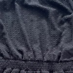 Vorschaubild 3 von Freizeitkleid Damen Minikleid Strukturmuster Schwarz Gr. 40 / L