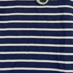 Vorschaubild 6 von T-Shirt Kinder Blau Gr. 122 Baumwolle Gestreift Maritim Kurzarm Freizeit