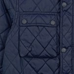 Vorschaubild 6 von Steppjacke Kinder Gr. 140 Blau Polyester Uni Casual Langarm