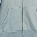 Vorschaubild 6 von Sweatjacke Herren Blau Gr. 54/XL Baumwolle Uni Casual Langarm Freizeit