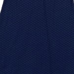 Vorschaubild 7 von Businesskleid Damen Blau Elegant Kurzarm Gr. 38 Strukturmuster