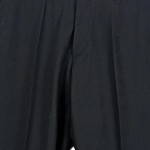 Vorschaubild 3 von Anzughose Herren Grau Gr. W32/48/M Polyester Uni Business Falten