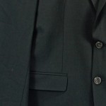 Vorschaubild 7 von Sakko Herren Schwarz Gr. 48/M Strukturmuster Business Langarm Knopf