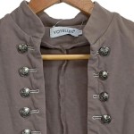 Vorschaubild 5 von Damen Blazer Jacke Gr. 36 Braun Elegant Zierknöpfe