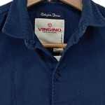Vorschaubild 4 von Freizeithemd Kinder Gr. 128 Blau Uni Casual Langarm Knopfleiste Logo